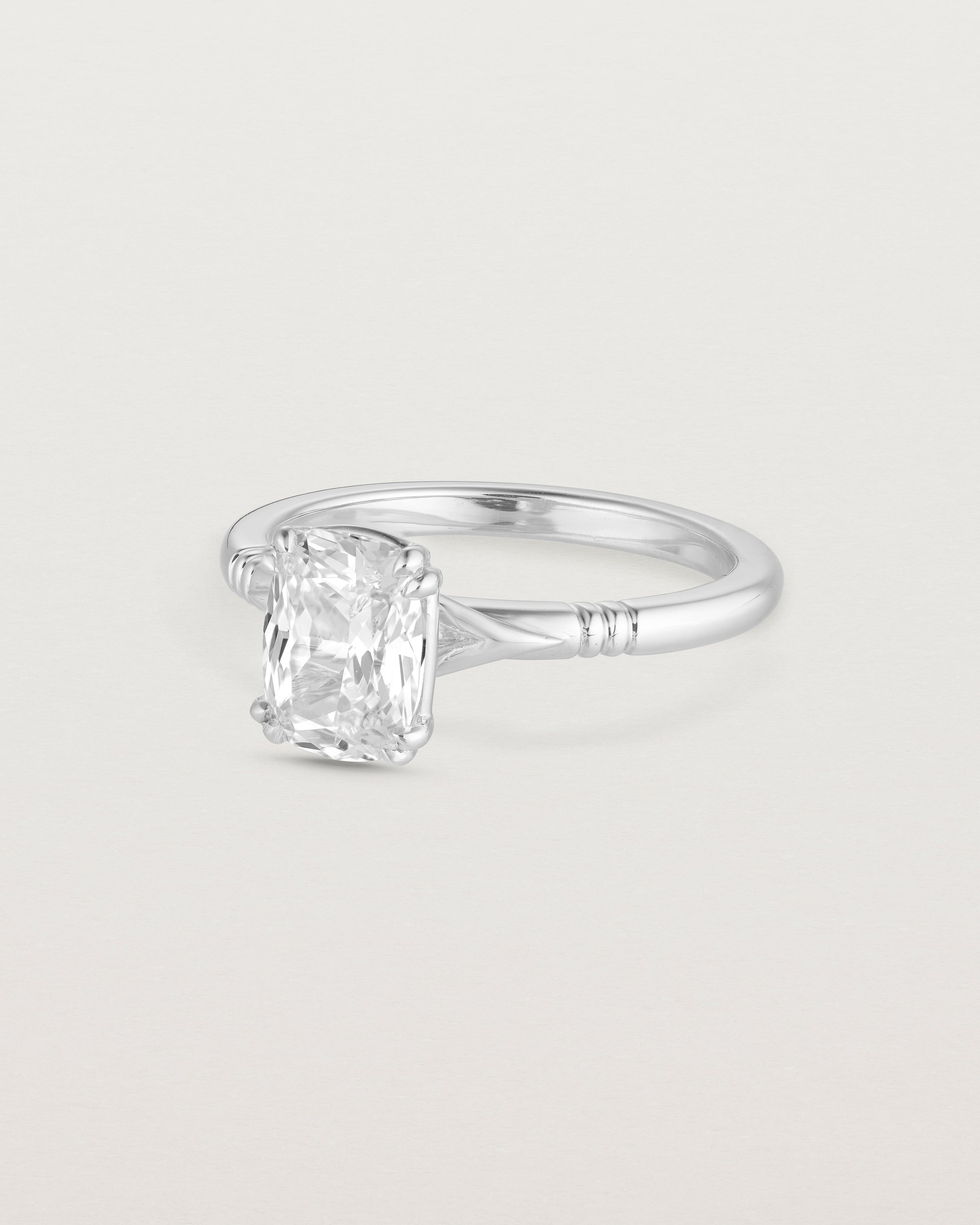 Vintage Elongated Cushion Solitaire | Laboratory Grown Diamond
