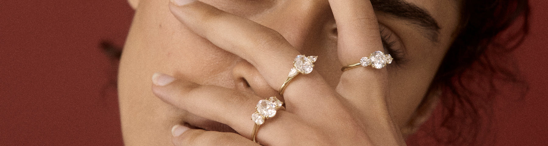 Signature Oval Trio | Diamond
