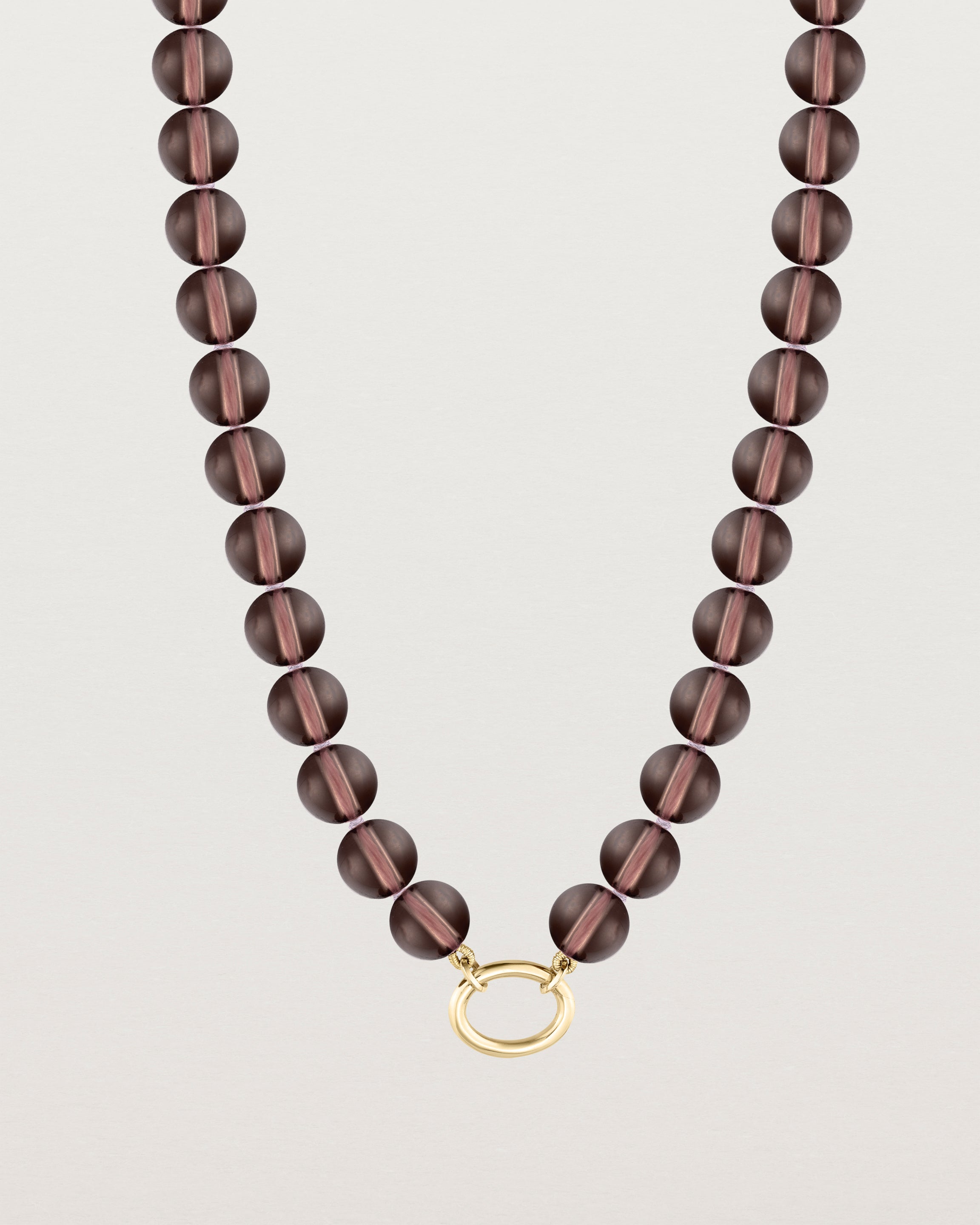 Sana Charm Necklace | Smokey Quartz
