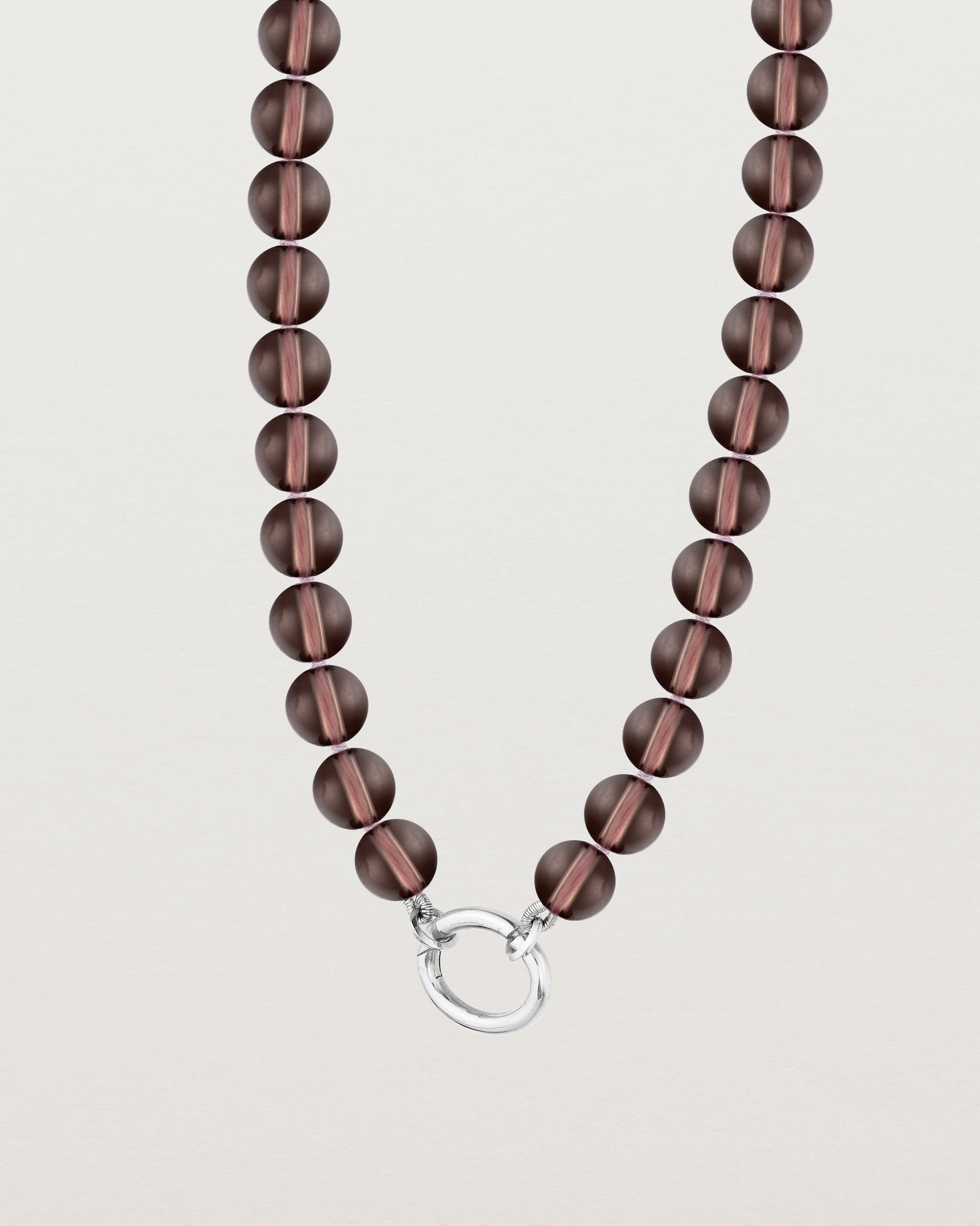 Sana Charm Necklace | Smokey Quartz