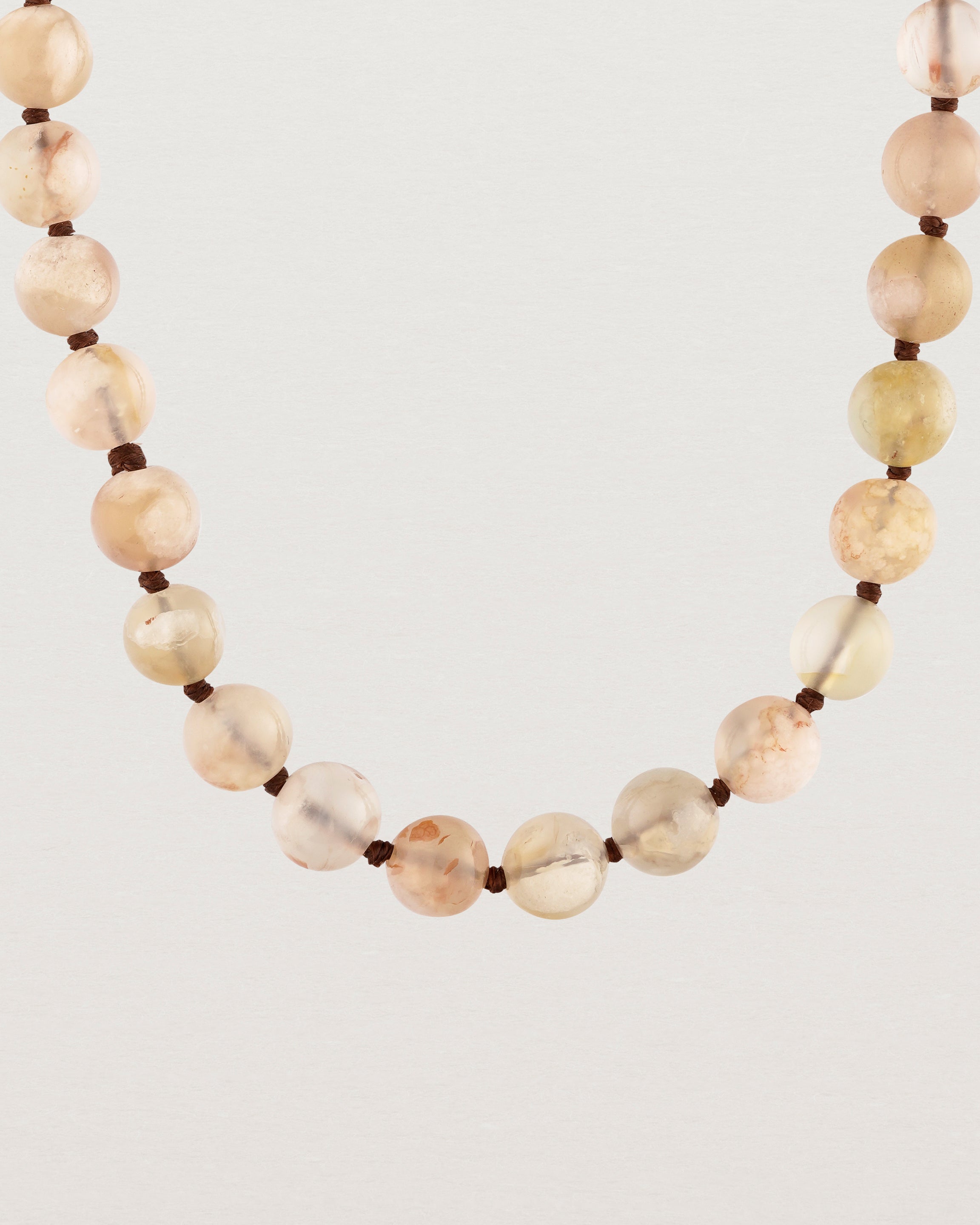 Sashi Necklace | Cherry Blossom Agate