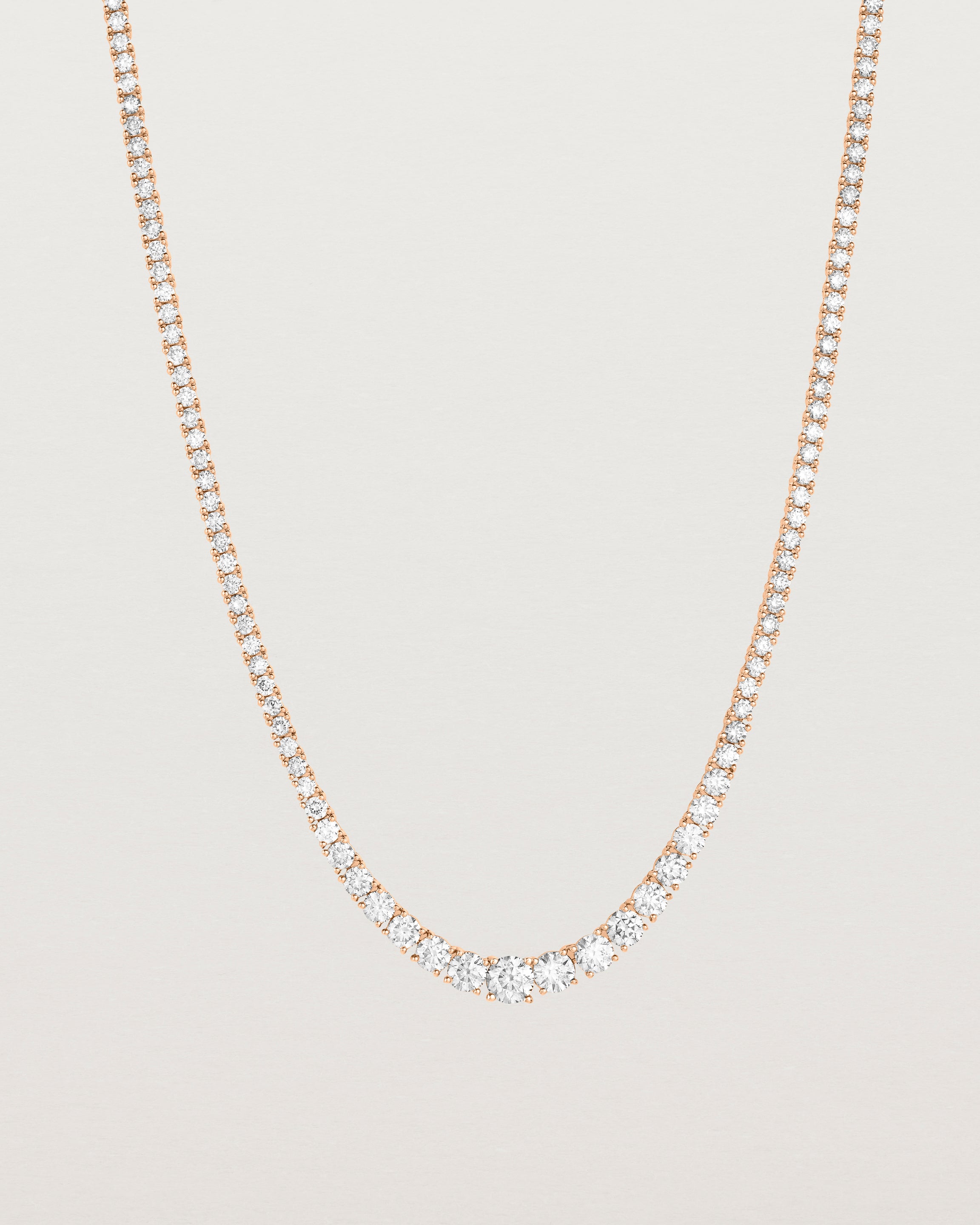 Leora Graduated Tennis Necklace | Laboratory Grown Diamond