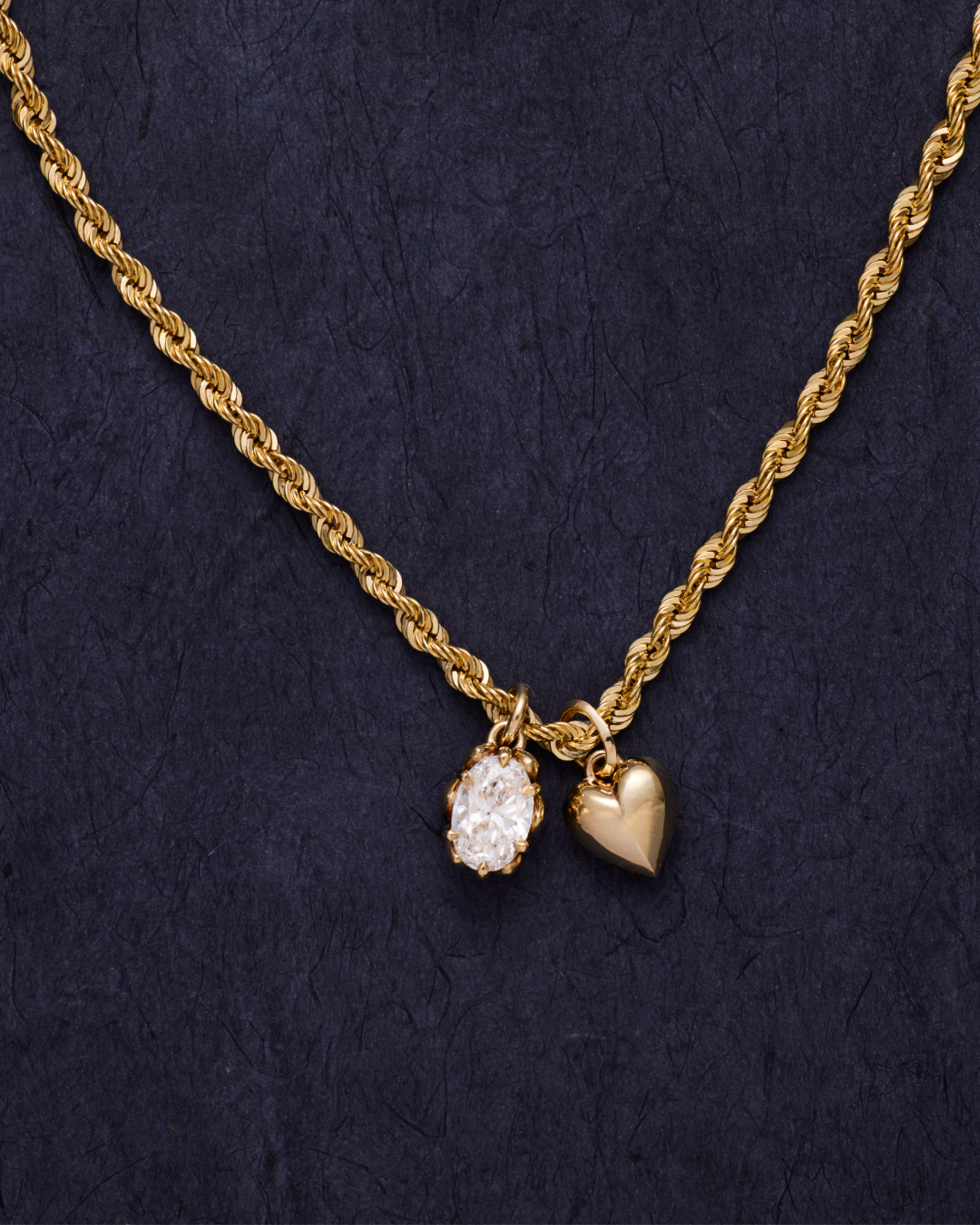 Eirene Charm | Oval Laboratory Grown Diamond