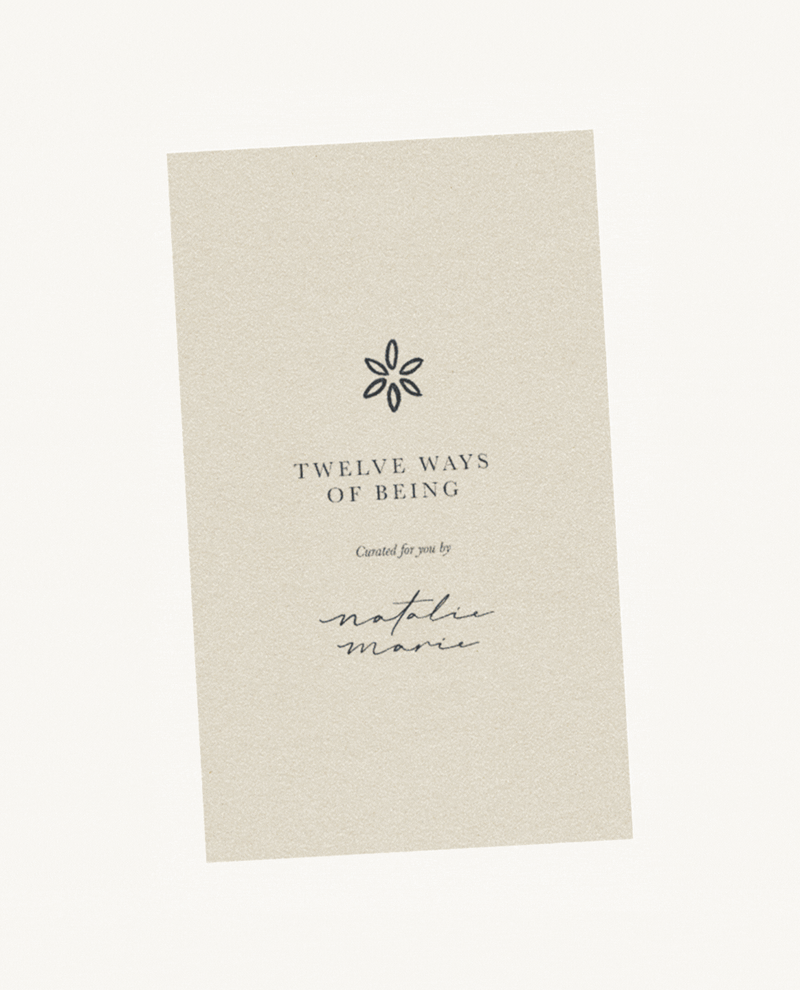 Twelve Ways of Being Cards