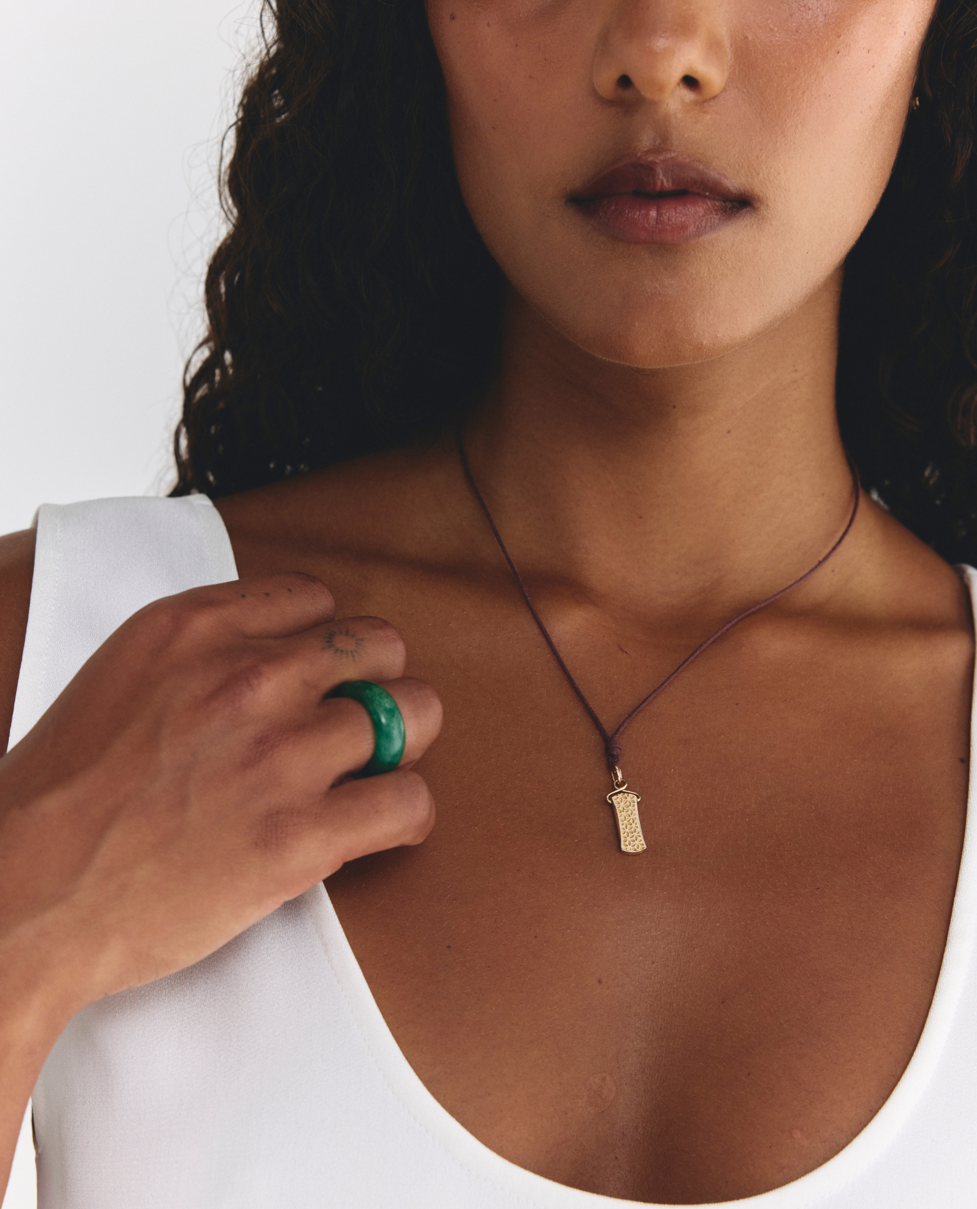 Saira Necklace | Cotton Cord