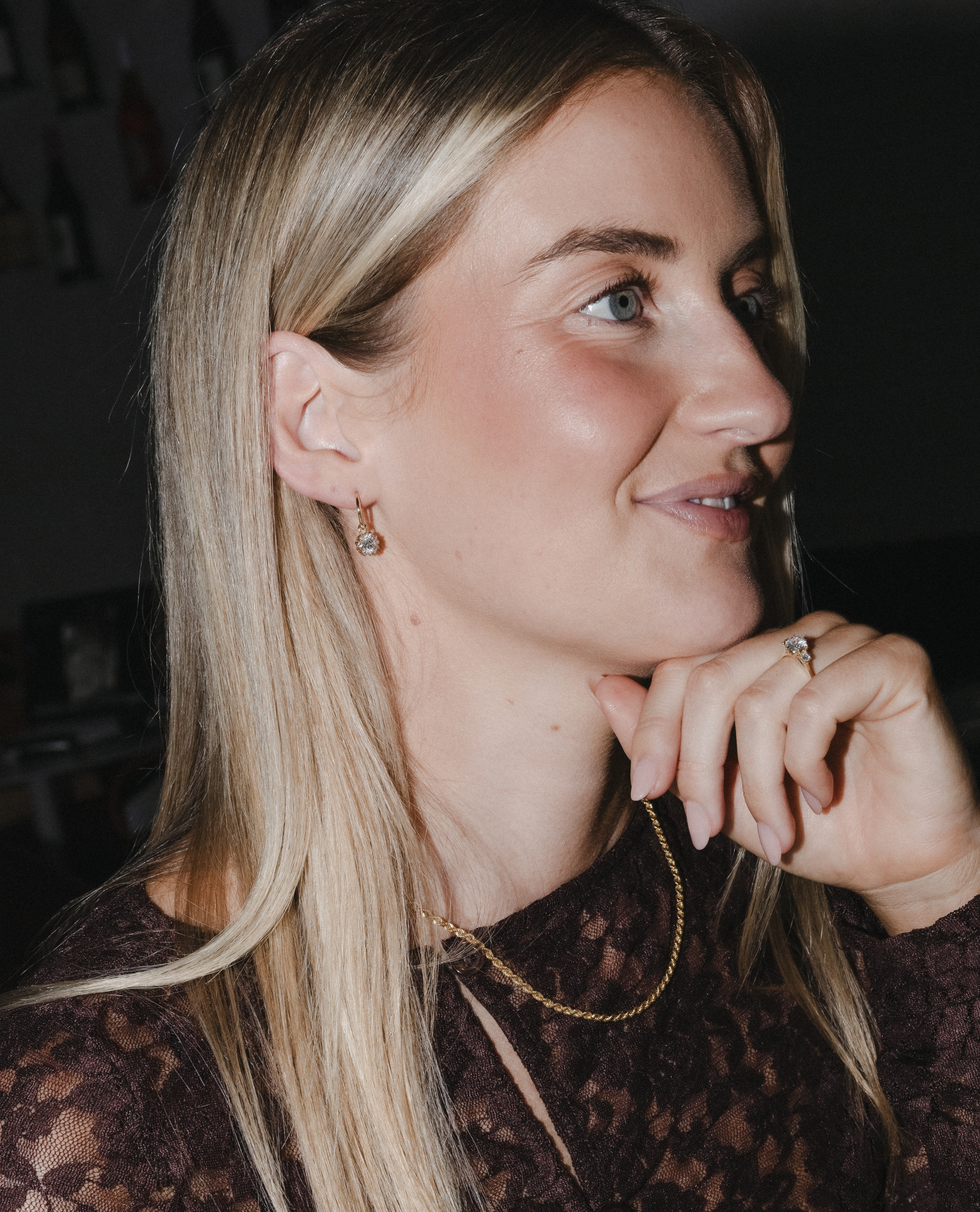 Eirene Hoops | Round Laboratory Grown Diamonds