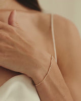 image of model wearing ember bracelet