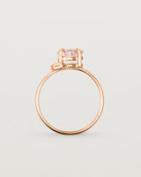 Standing view of the Nuna Ring | Savannah Sunstone in Rose Gold.