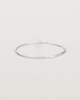 Front view of the Organic Bangle | Sterling Silver.