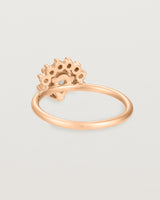 Back view of the Rose Ring | Laboratory Grown Diamonds | Rose Gold.