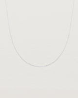 Front view of the Simple Chain Necklace | Sterling Silver