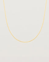 Front view of the Simple Chain Necklace | Yellow Gold