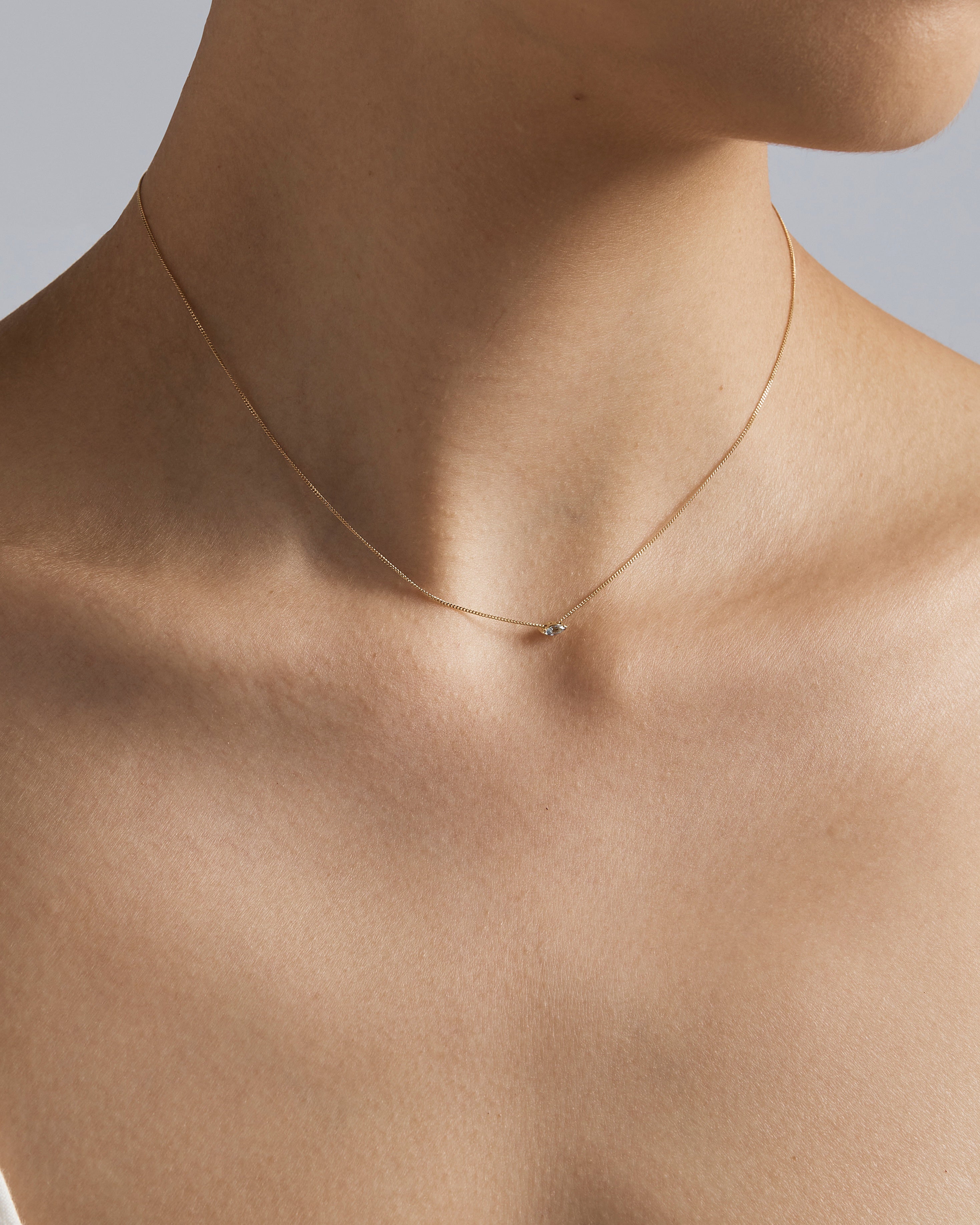 Vega Slider Necklace | Sapphire