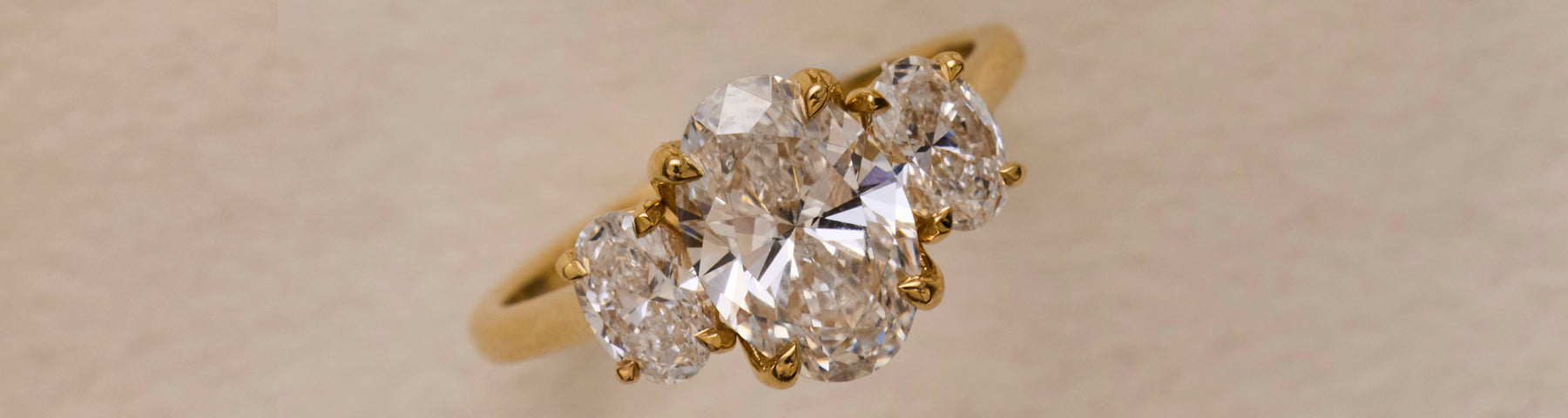 Eirene Trio | Oval Natural Diamonds