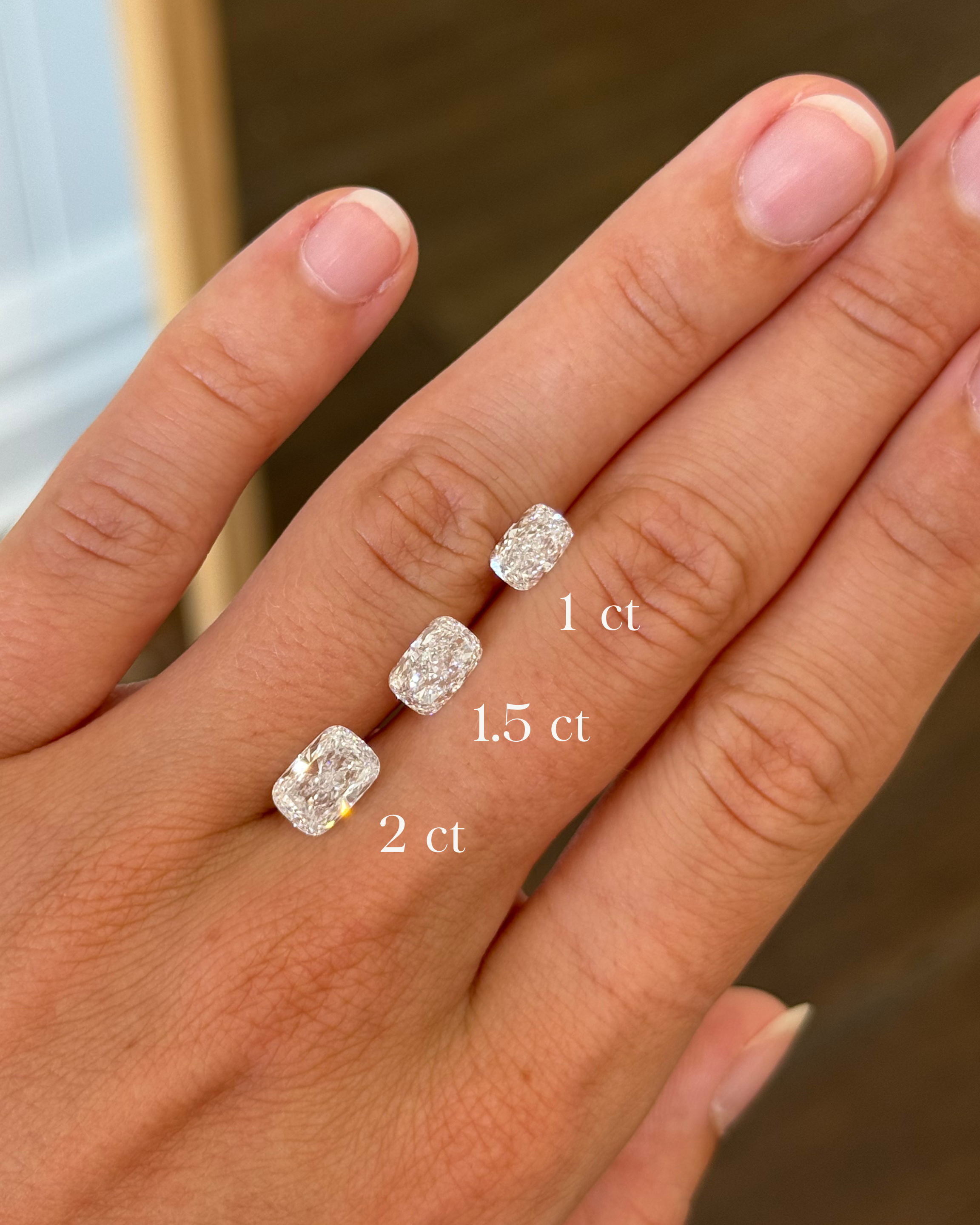 Vintage Elongated Cushion Solitaire | Laboratory Grown Diamond