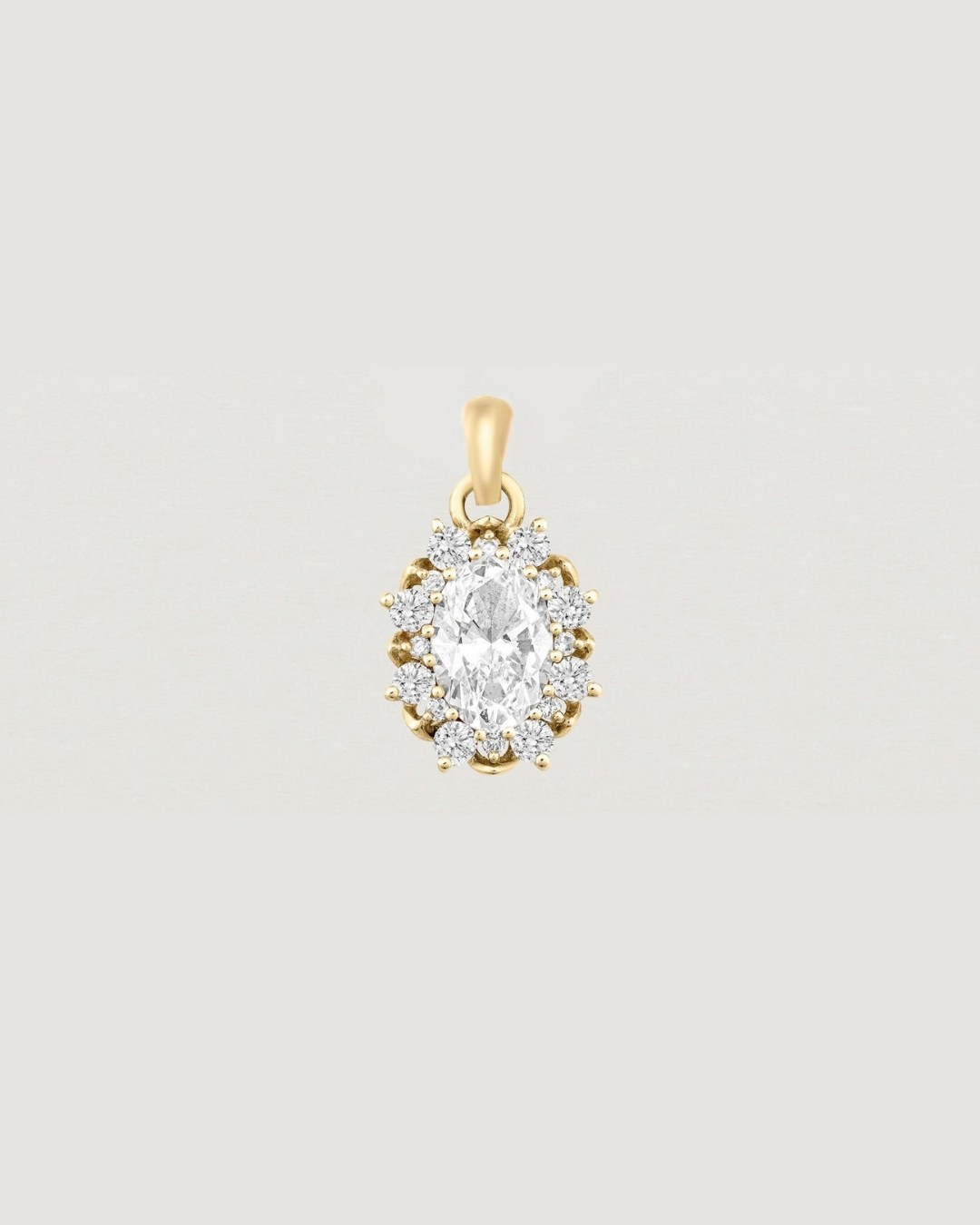 Eirene Halo Charm | Laboratory Grown Diamonds & Birthstones