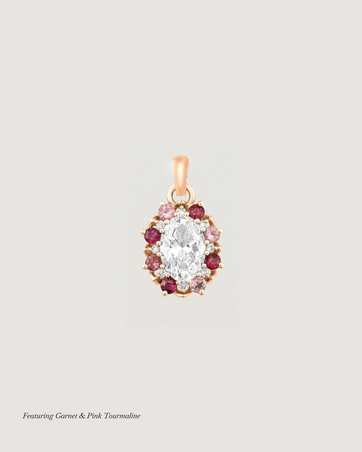 Eirene Halo Charm | Laboratory Grown Diamonds & Birthstones