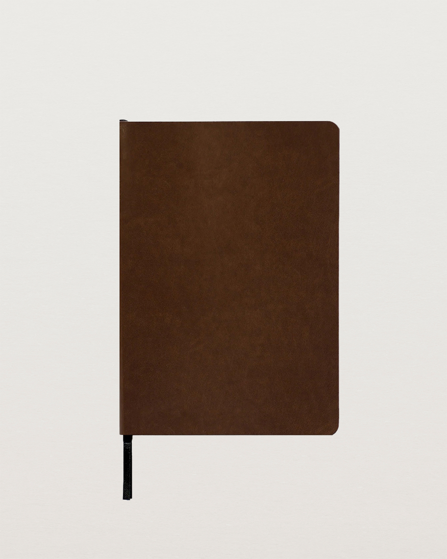 An Organised Life Lined Vegan Leather Notebook | Brown