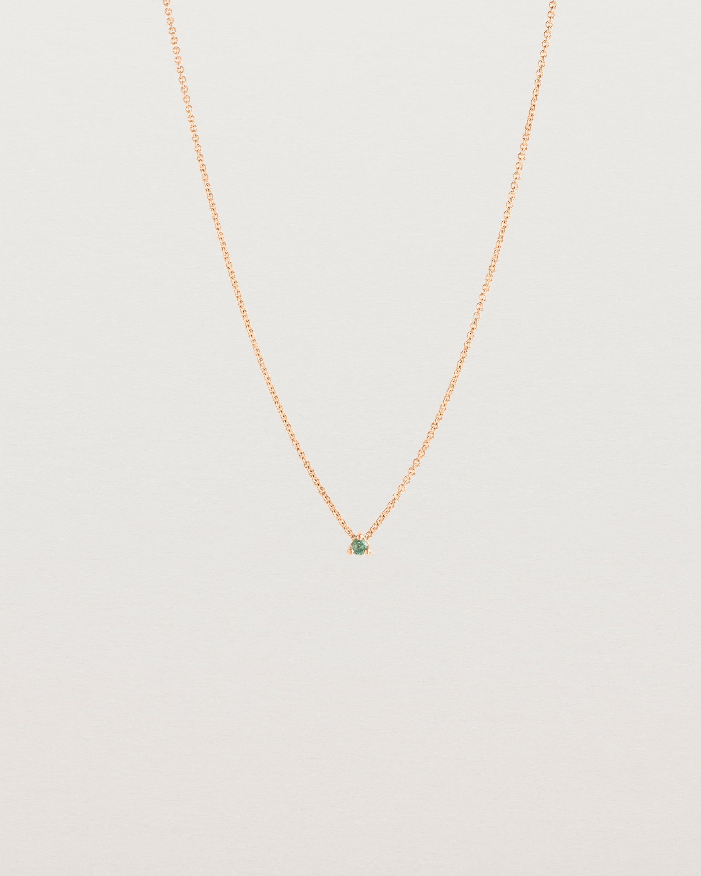 Aisha Slider Necklace | Birthstone