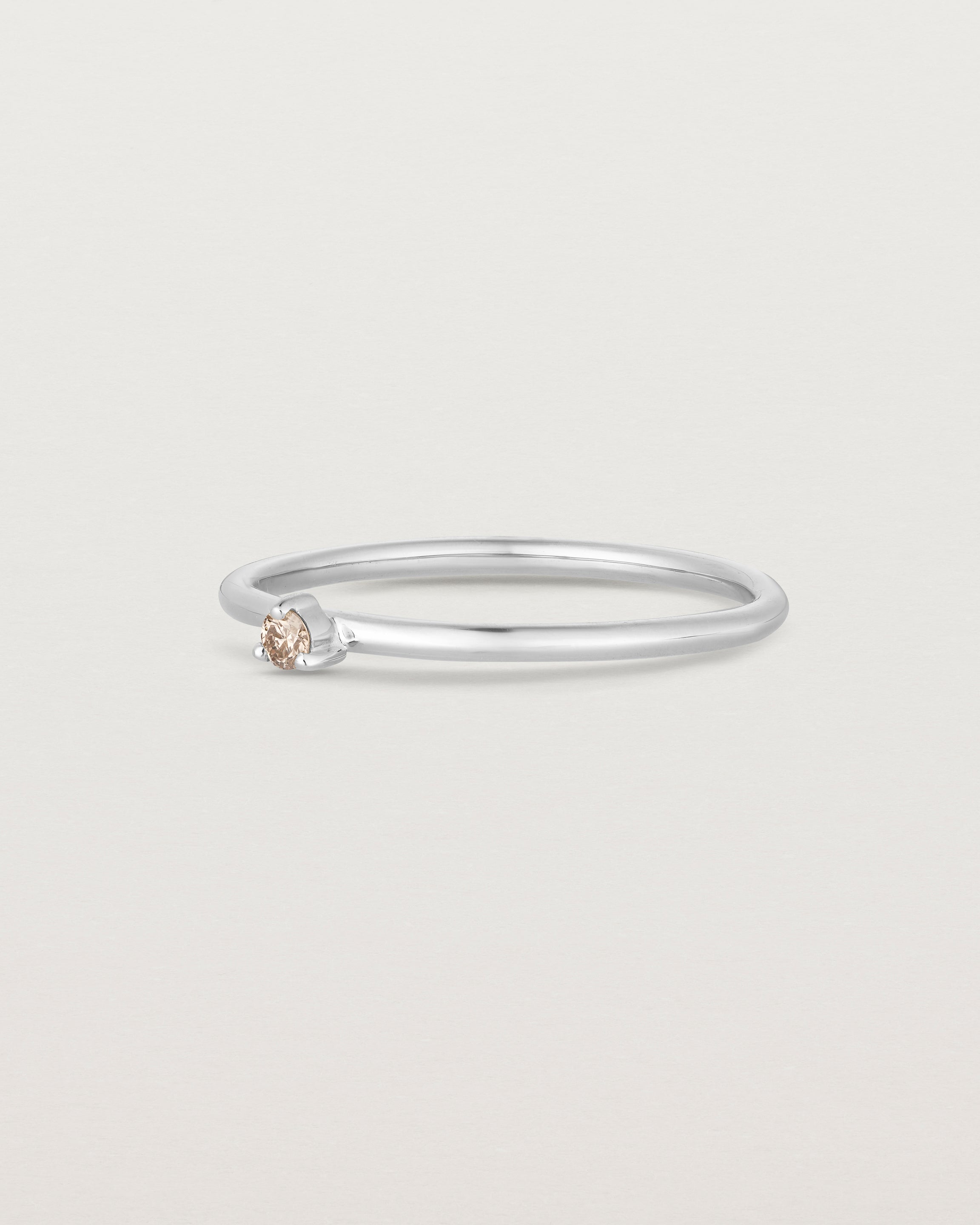Aiona Stacking Ring | Champagne Diamond