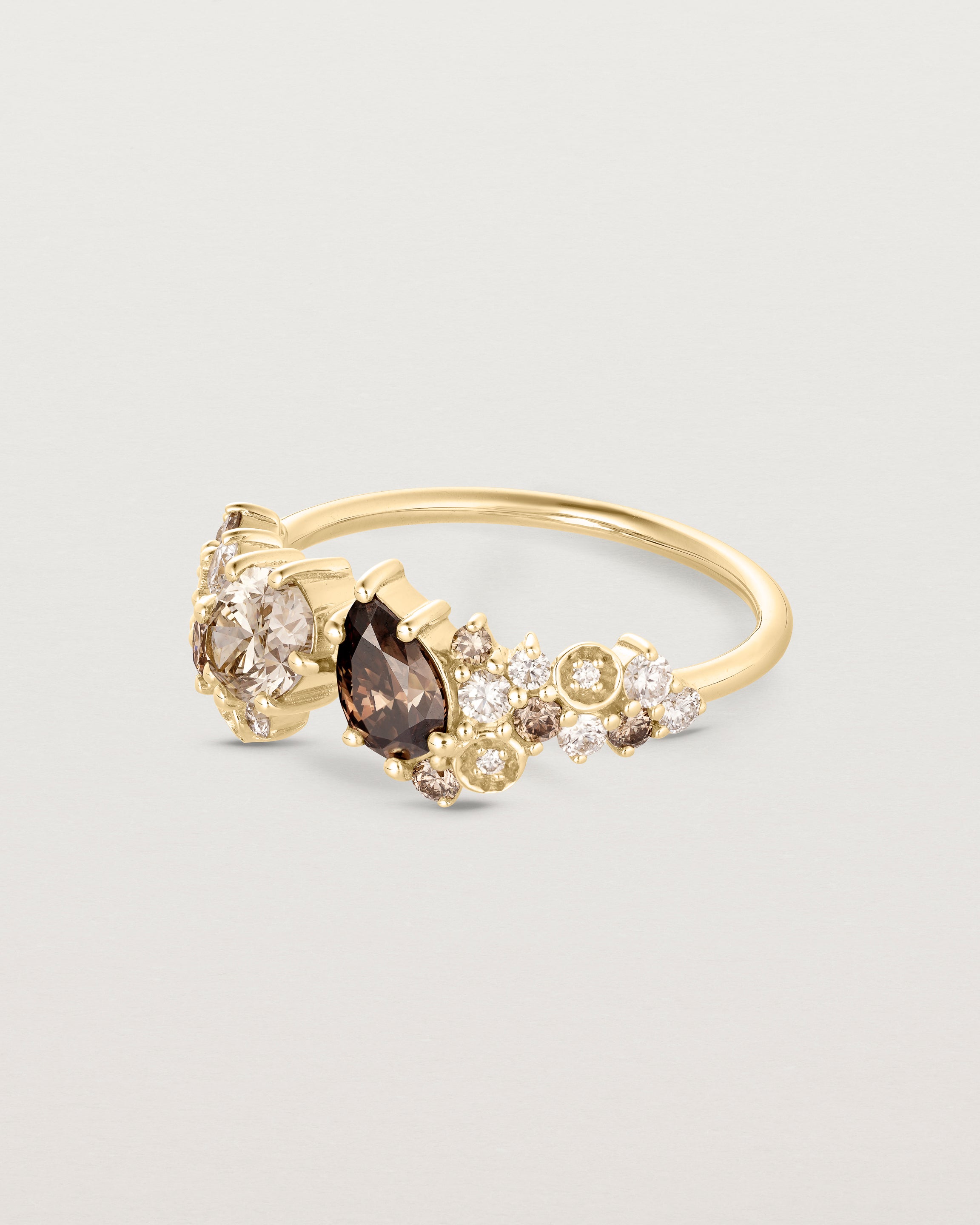 Orrin Toi Et Moi Ring | Champagne Argyle Diamonds