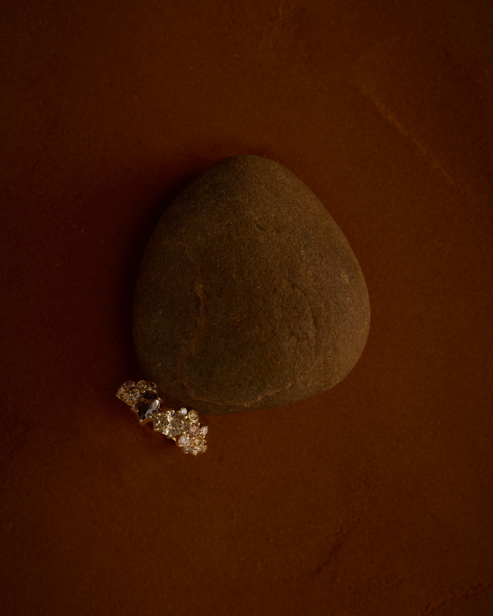 Orrin Toi Et Moi Ring | Champagne Argyle Diamonds