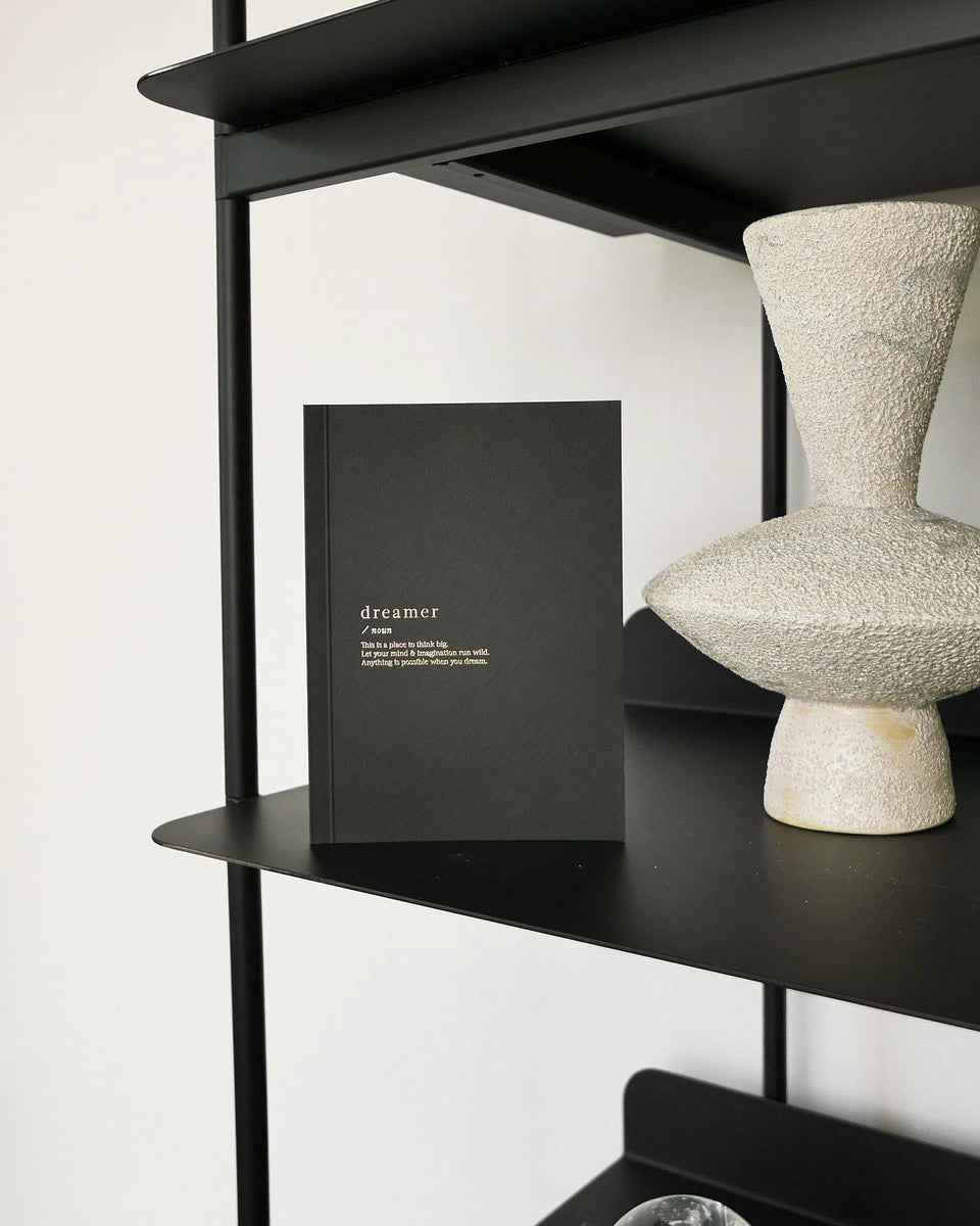 An Organised Life Dreamer Notebook | Black
