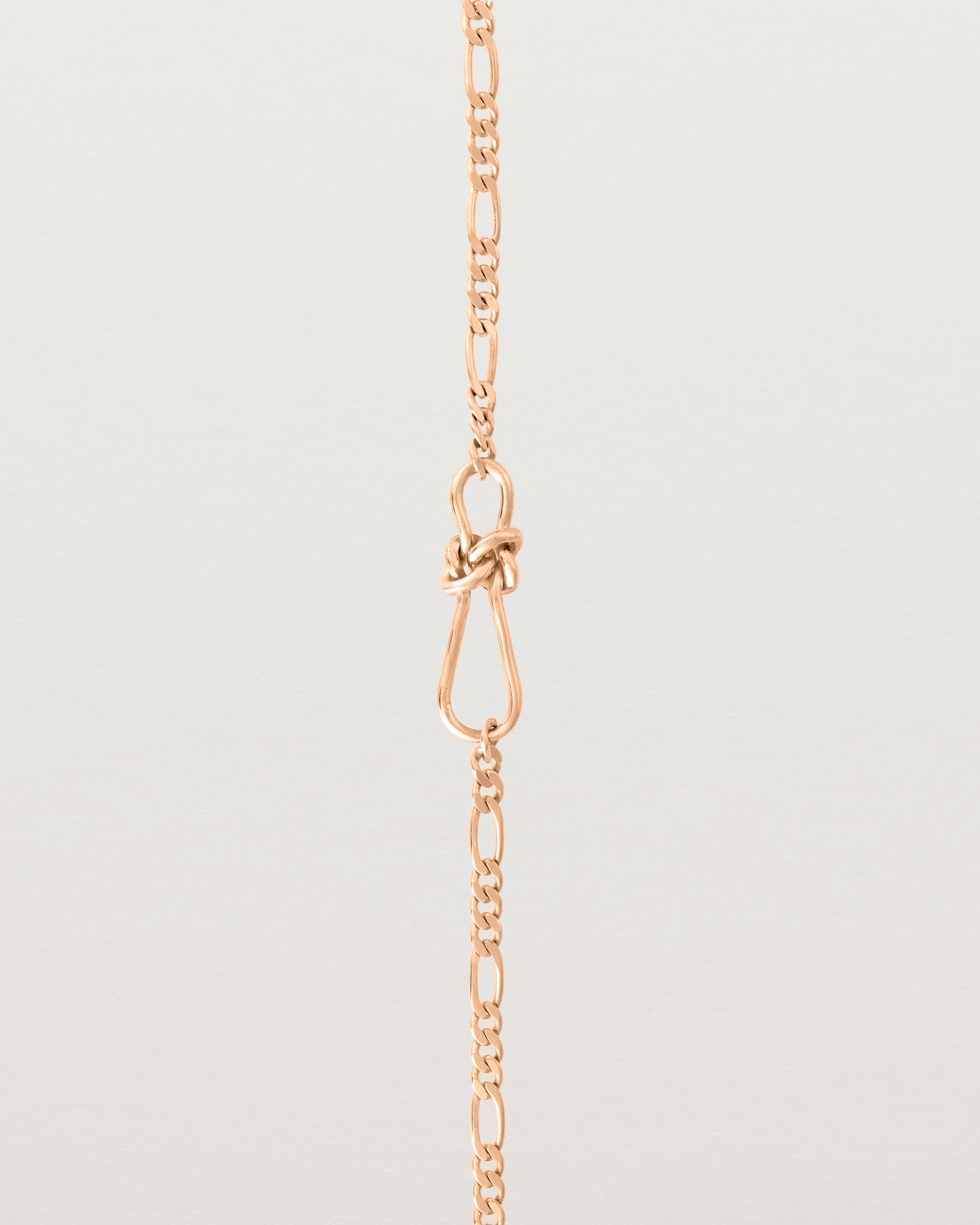 Close up of the Anam Bracelet in rose gold.