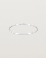Cascade Oval Bangle | Diamonds | White Gold