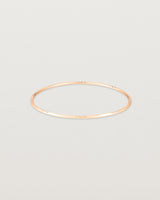 Cascade Oval Bangle | Diamonds | Rose Gold
