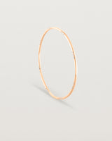 Standing view of the Cascade Oval Bangle | Diamonds | Rose Gold
