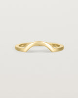 Fit three of a classic small arc crown ring, crafted in yellow gold