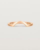 Fit three of a classic small arc crown ring, crafted in rose gold