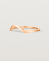 Fit four of a classic small arc crown ring, crafted in rose gold
