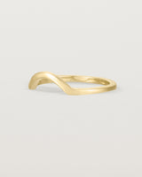Fit four of a classic small arc crown ring, crafted in yellow gold