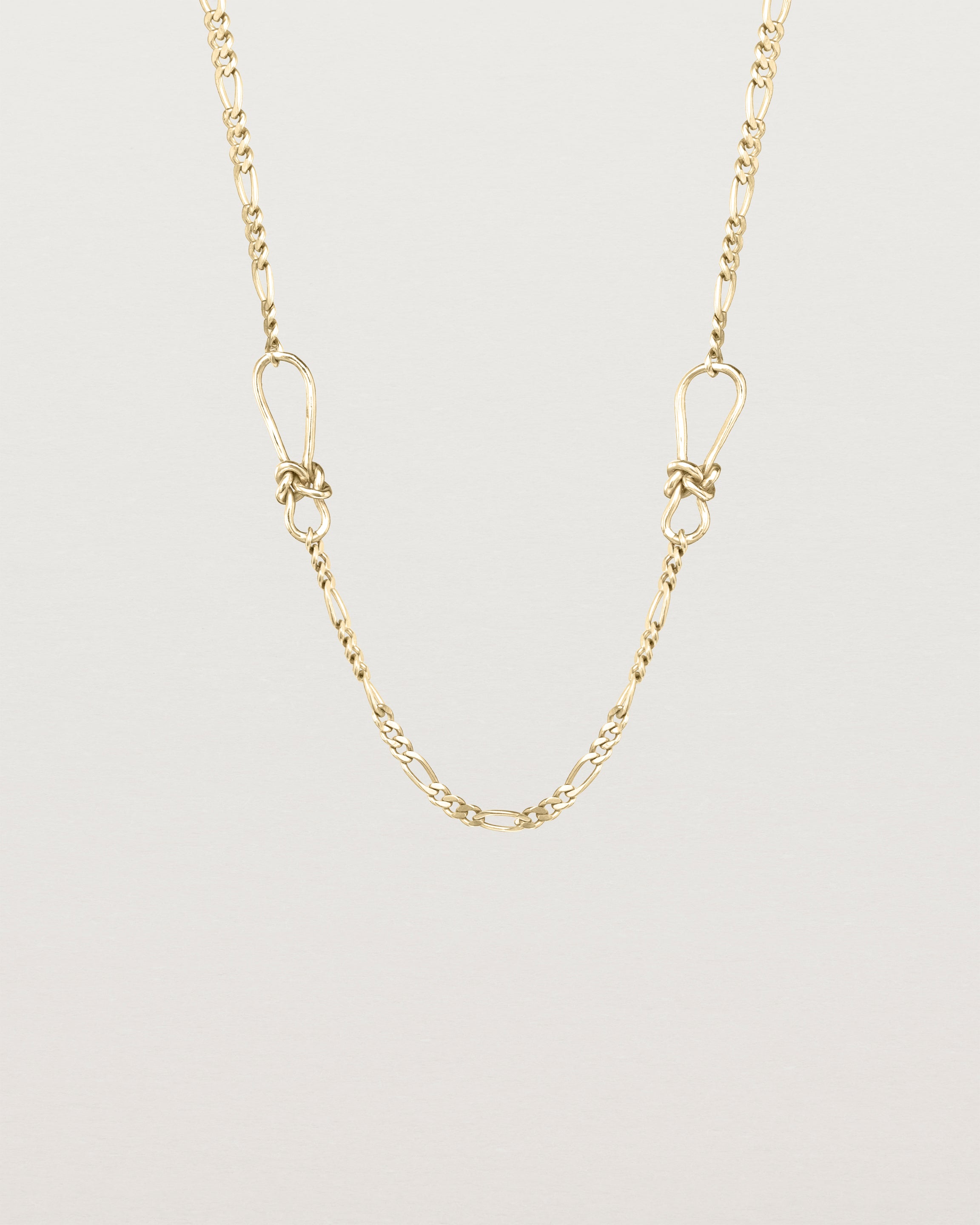 The Dà anam Necklace in yellow gold.