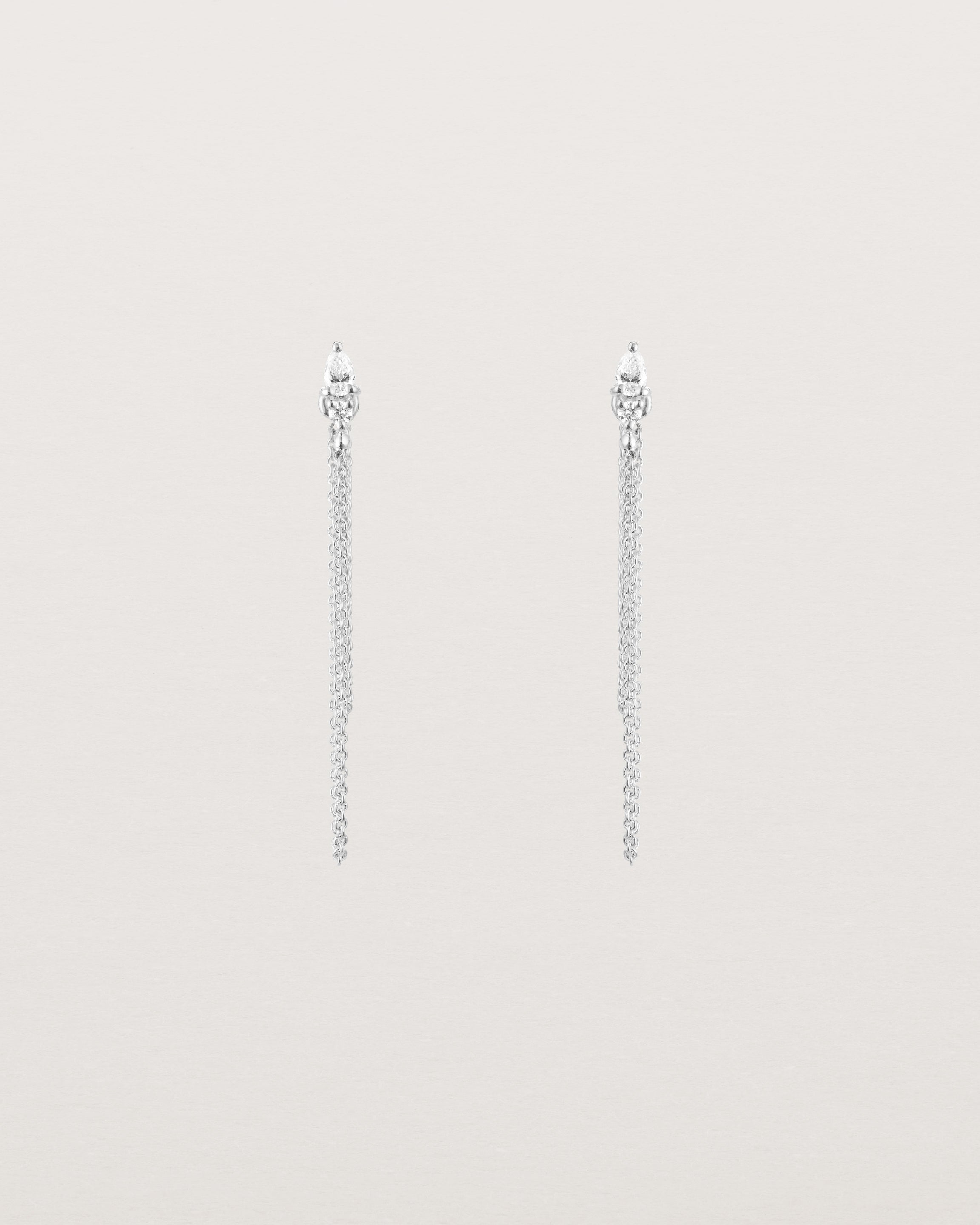 Danaë Loop Studs | Diamonds