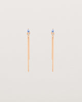 Danaë Loop Studs | Ceylon Sapphire & Diamond