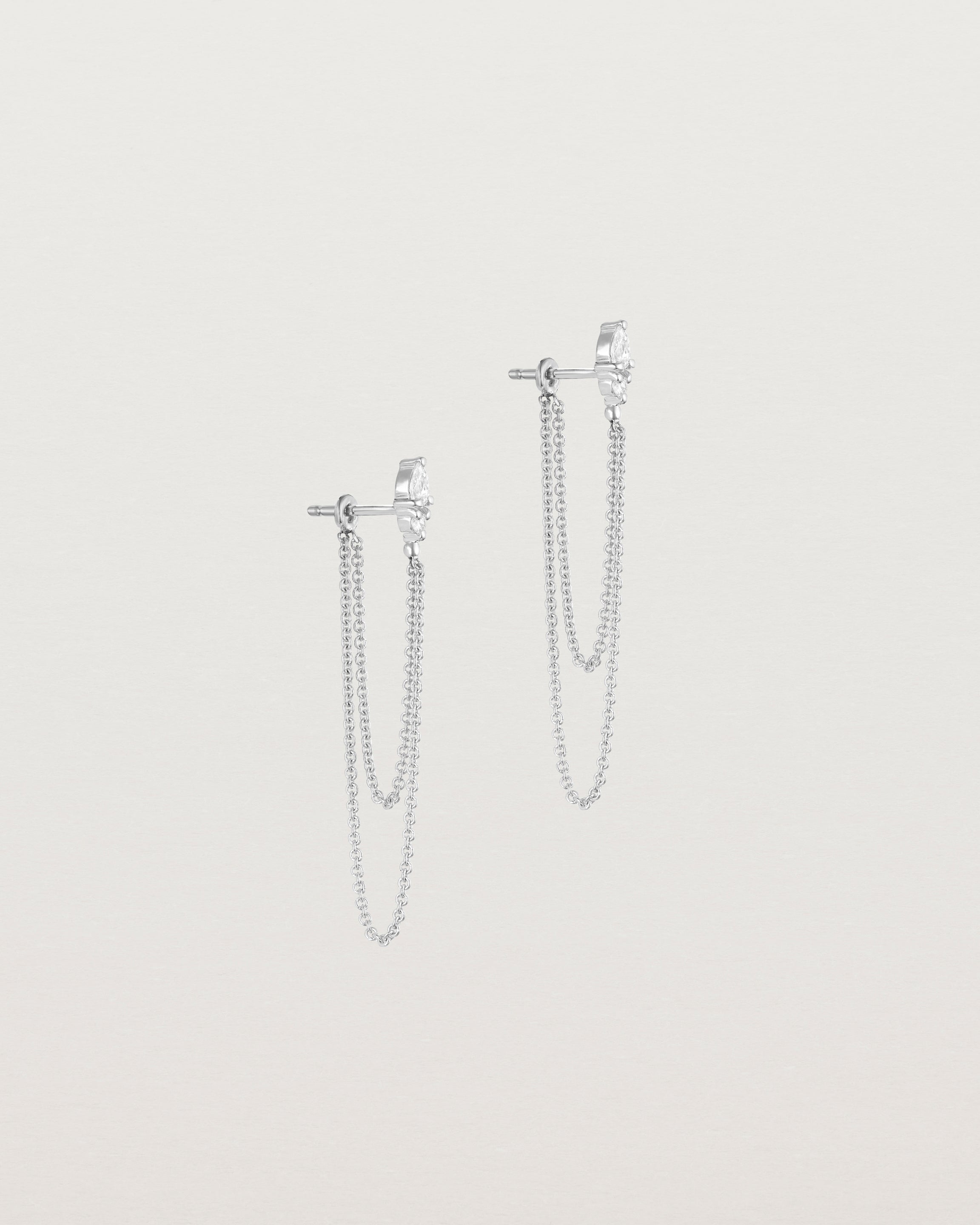 Danaë Loop Studs | Diamonds