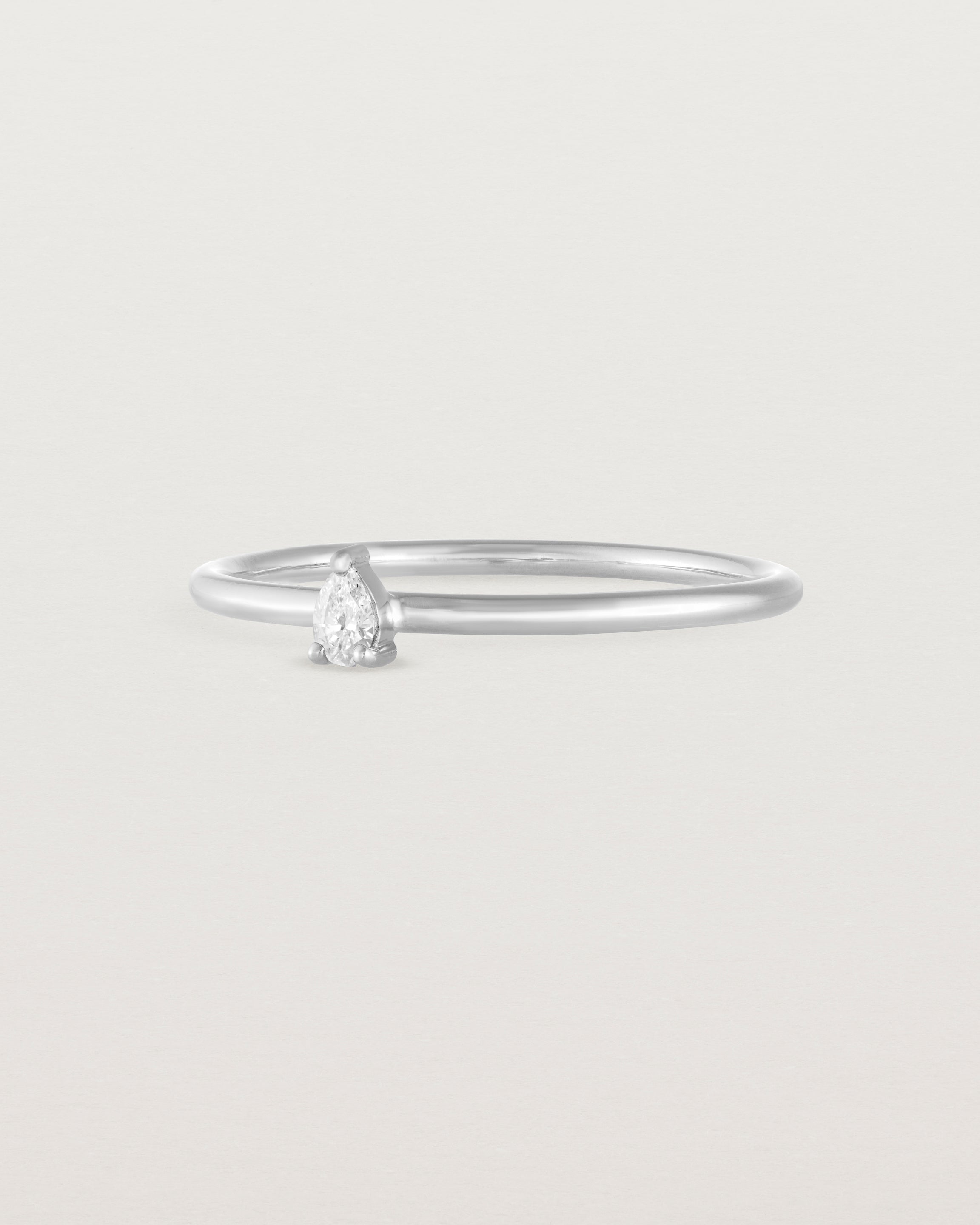 Danaë Stacking Ring Diamond White Gold Natalie Marie Jewellery
