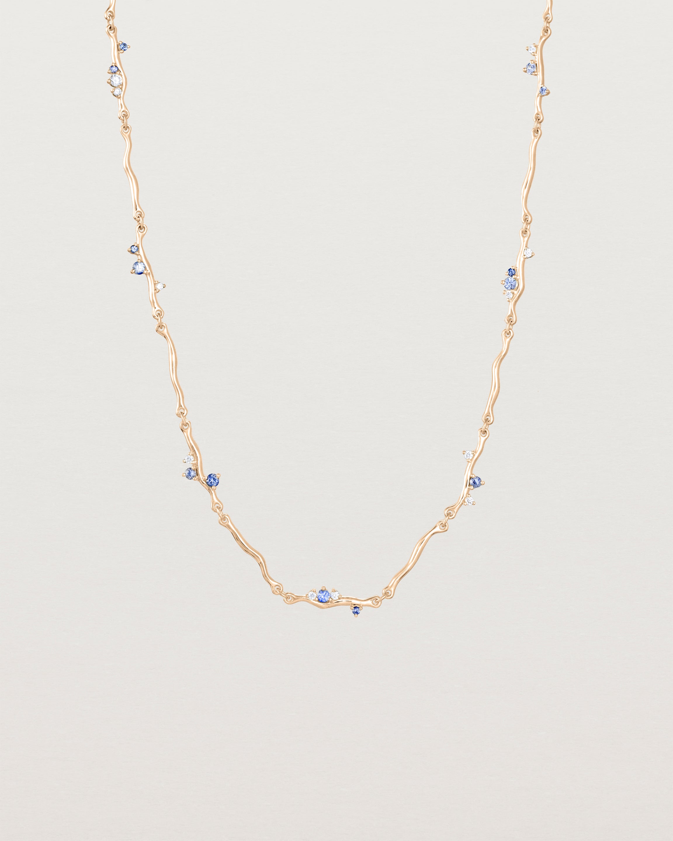 Demi Ember Necklace | Diamond & Sapphire