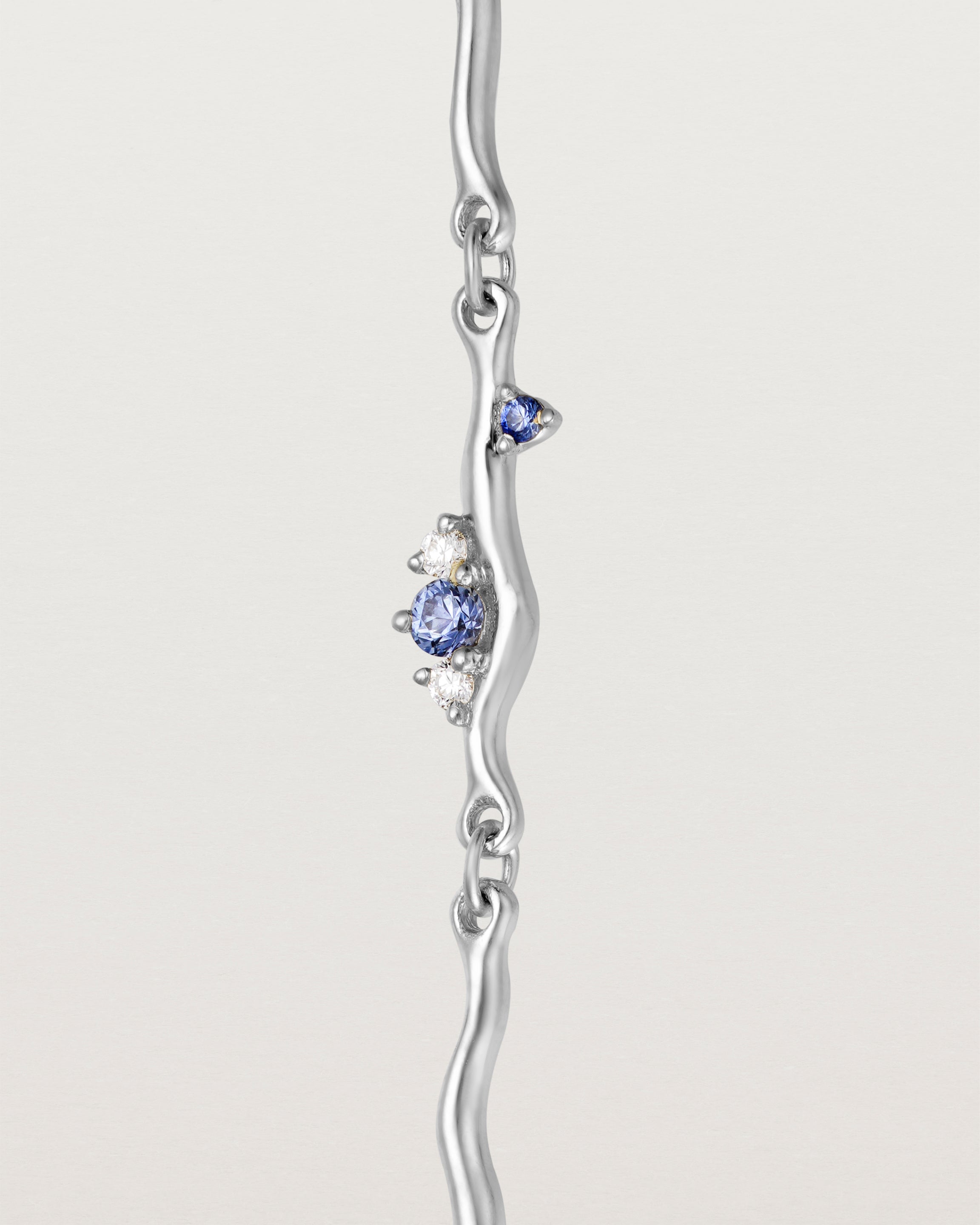 Demi Ember Necklace | Diamond & Ceylon Sapphire