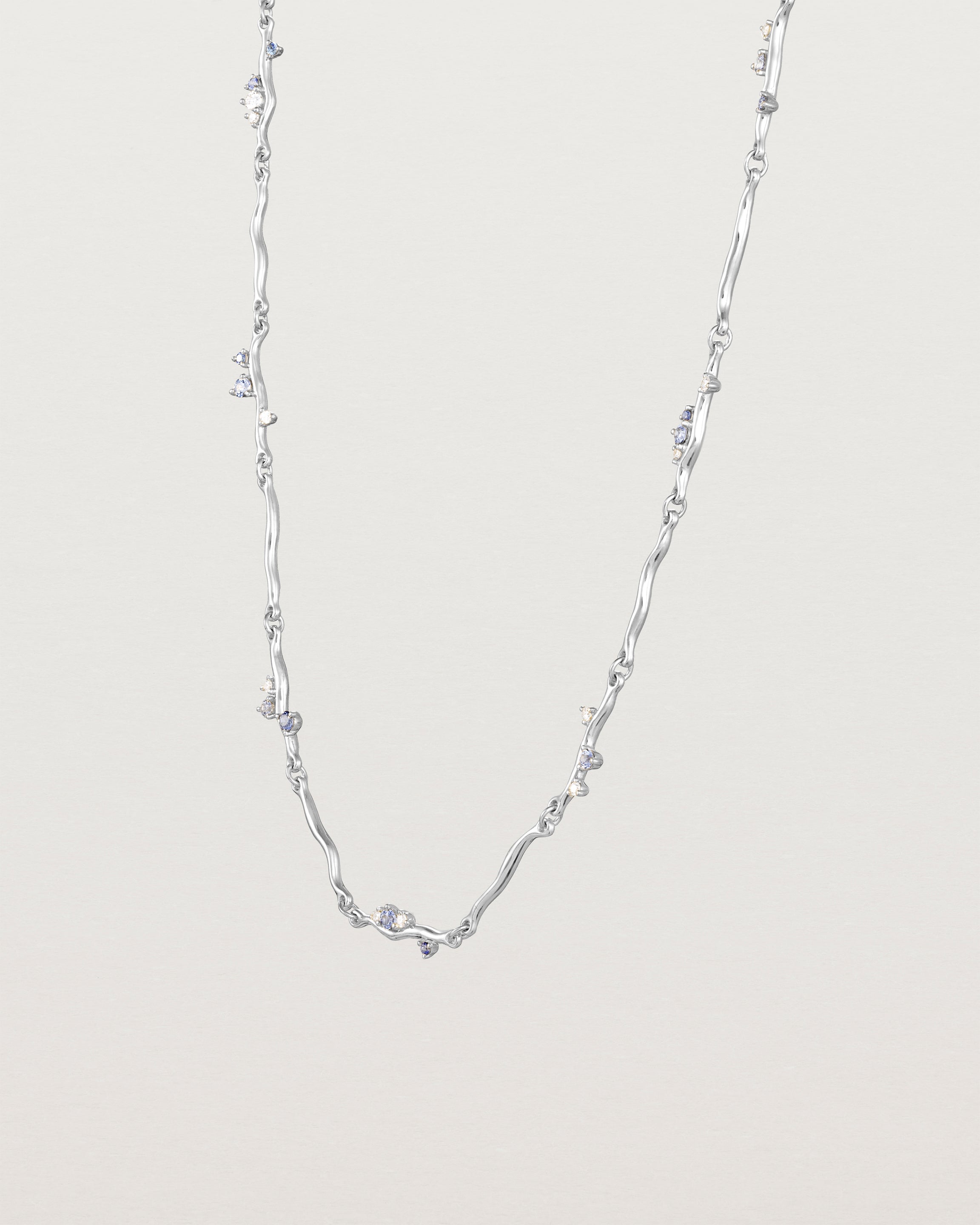 Demi Ember Necklace | Diamond & Ceylon Sapphire