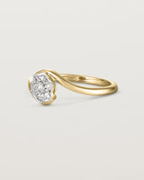 Angled view of the Phoebe Vintage Ring | Diamonds.