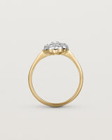 Standing view of the Clementine Vintage Ring | Diamonds.