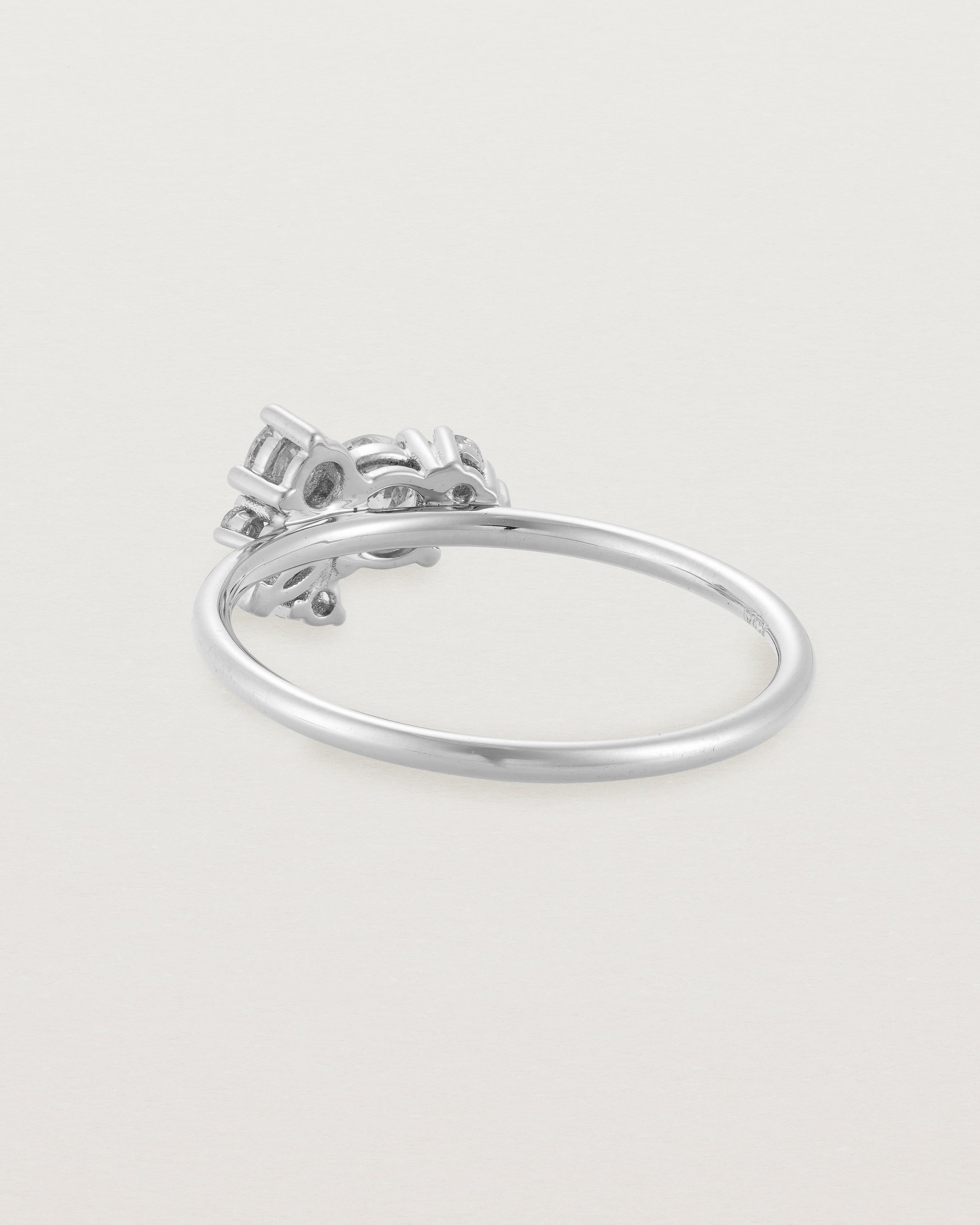 Skye Cluster Ring White Gold Natalie Marie Jewellery