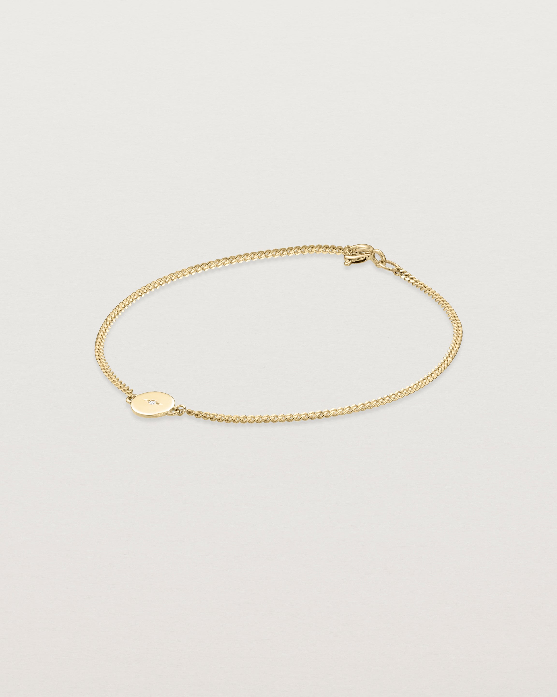 The Eily Bracelet | Birthstone in yellow gold.