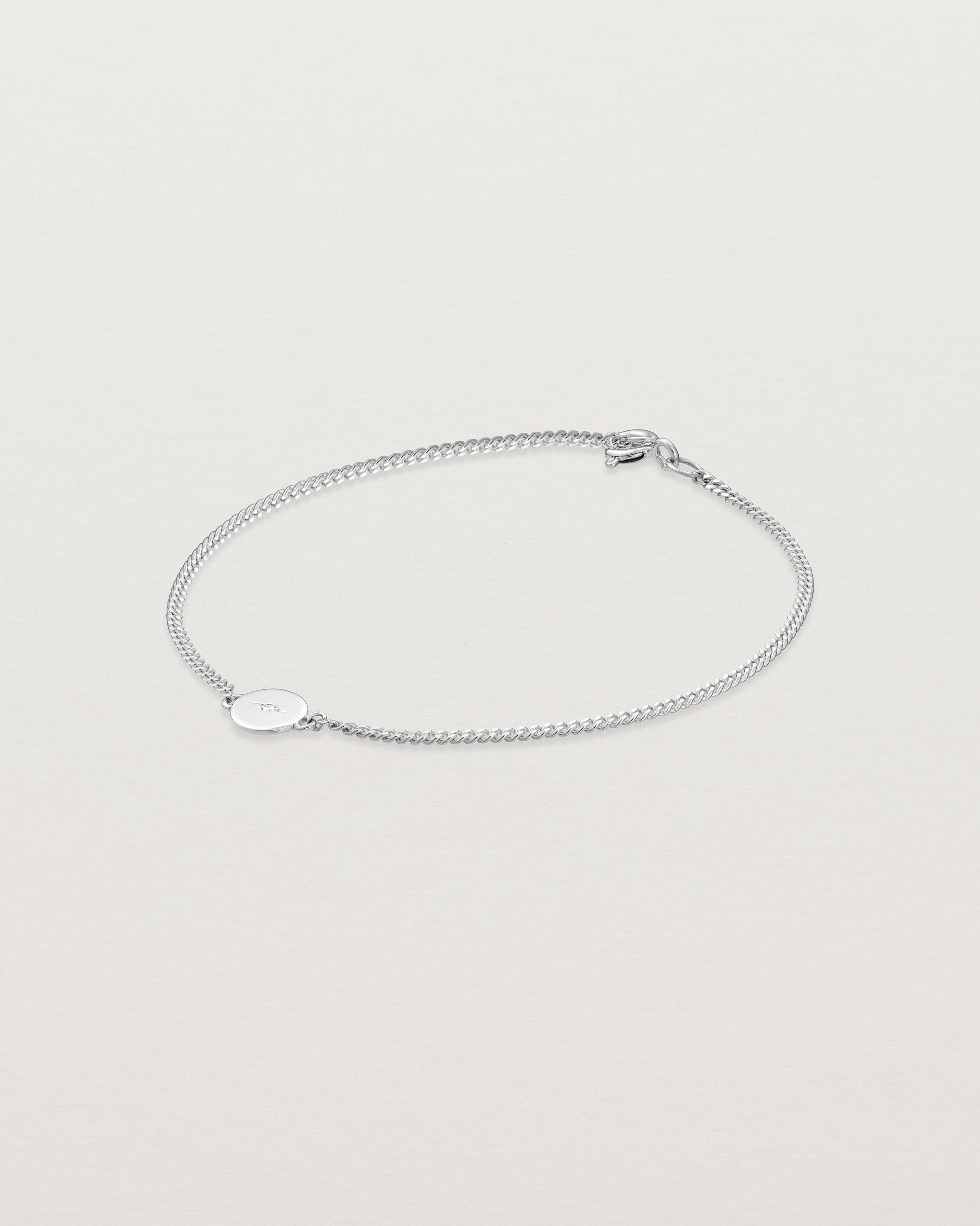 The Eily Bracelet | Birthstone in white gold.