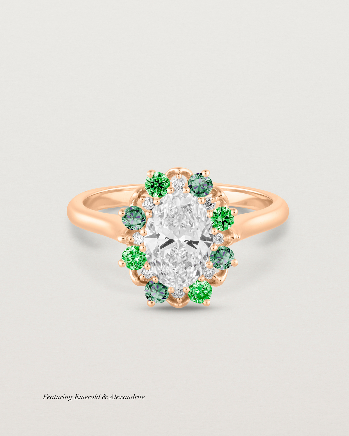 Eirene Halo Ring | Laboratory Grown Diamond & Birthstone