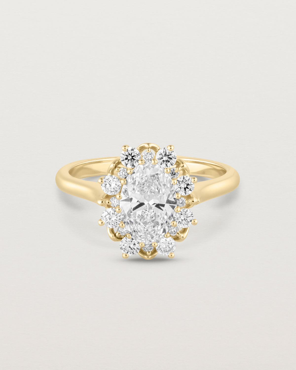Eirene Halo Ring | Laboratory Grown Diamond & Birthstone